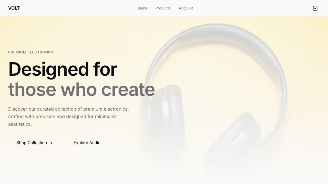 Electronics Store Demo